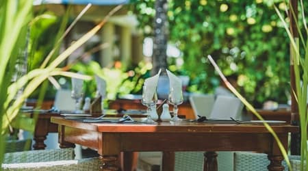 Colonial Garden ocean view dining