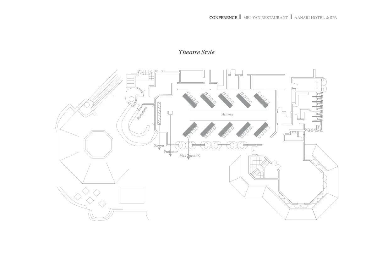 Teatro floor plan