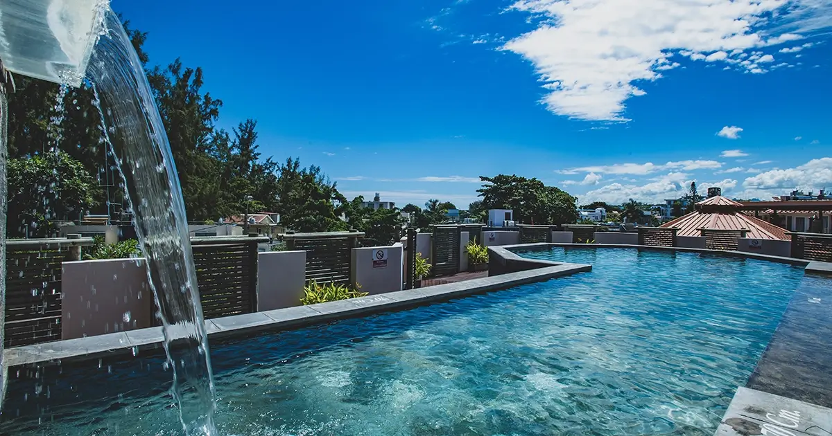 Aanari Hotel and Spa Swimming Pool Banner